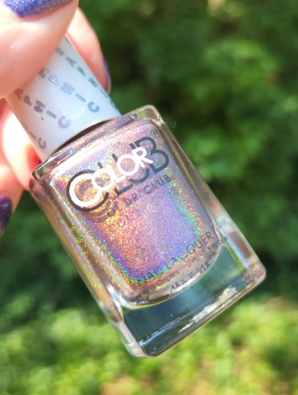 Color Club ✨️ Unbreakable Mauve Holographic Polish 🌈 Discontinued / Retired